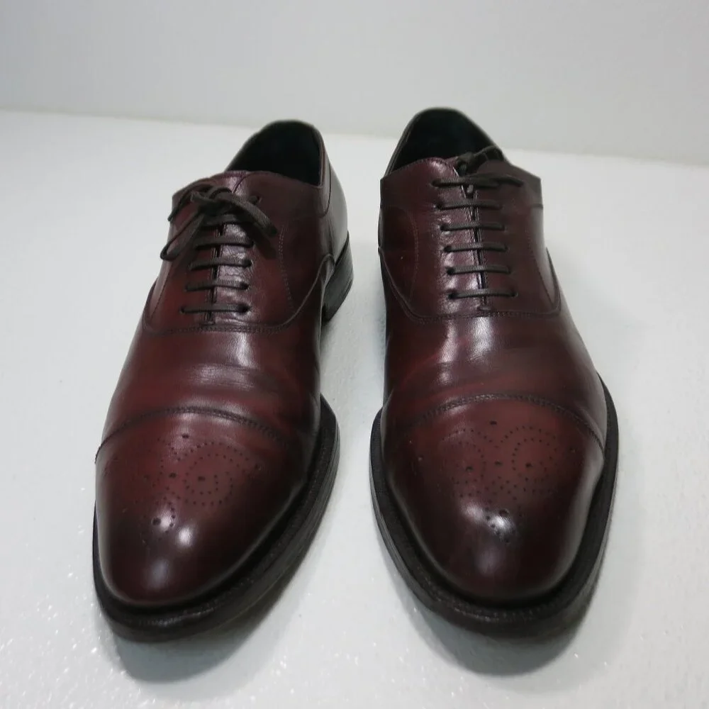 Vintage Salvatore Ferragamo Leather Dress Footwear Oxford Shoes Mens Footwear 11
